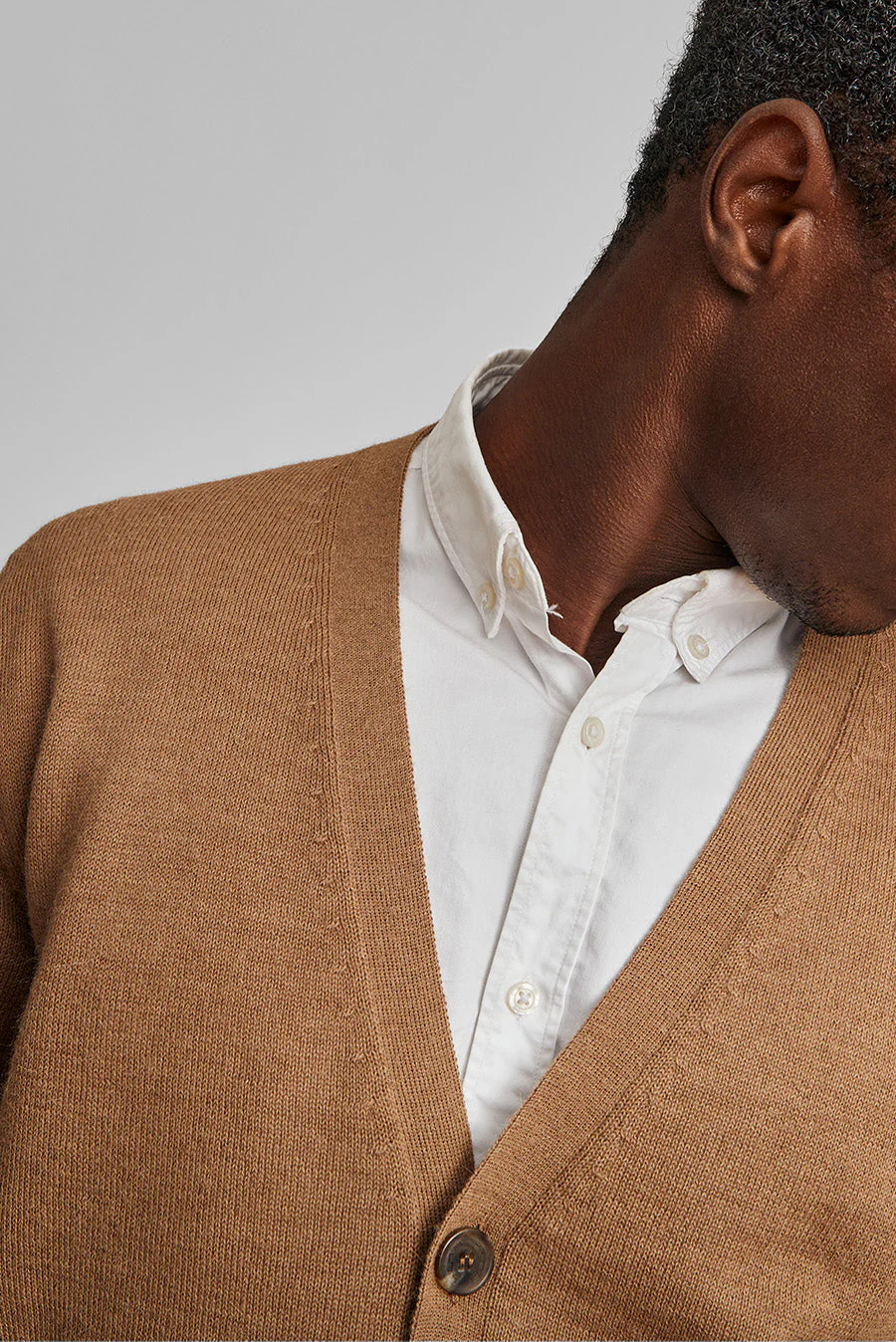 Antony Cardigan Baby Alpaca Color Camel - Image 5