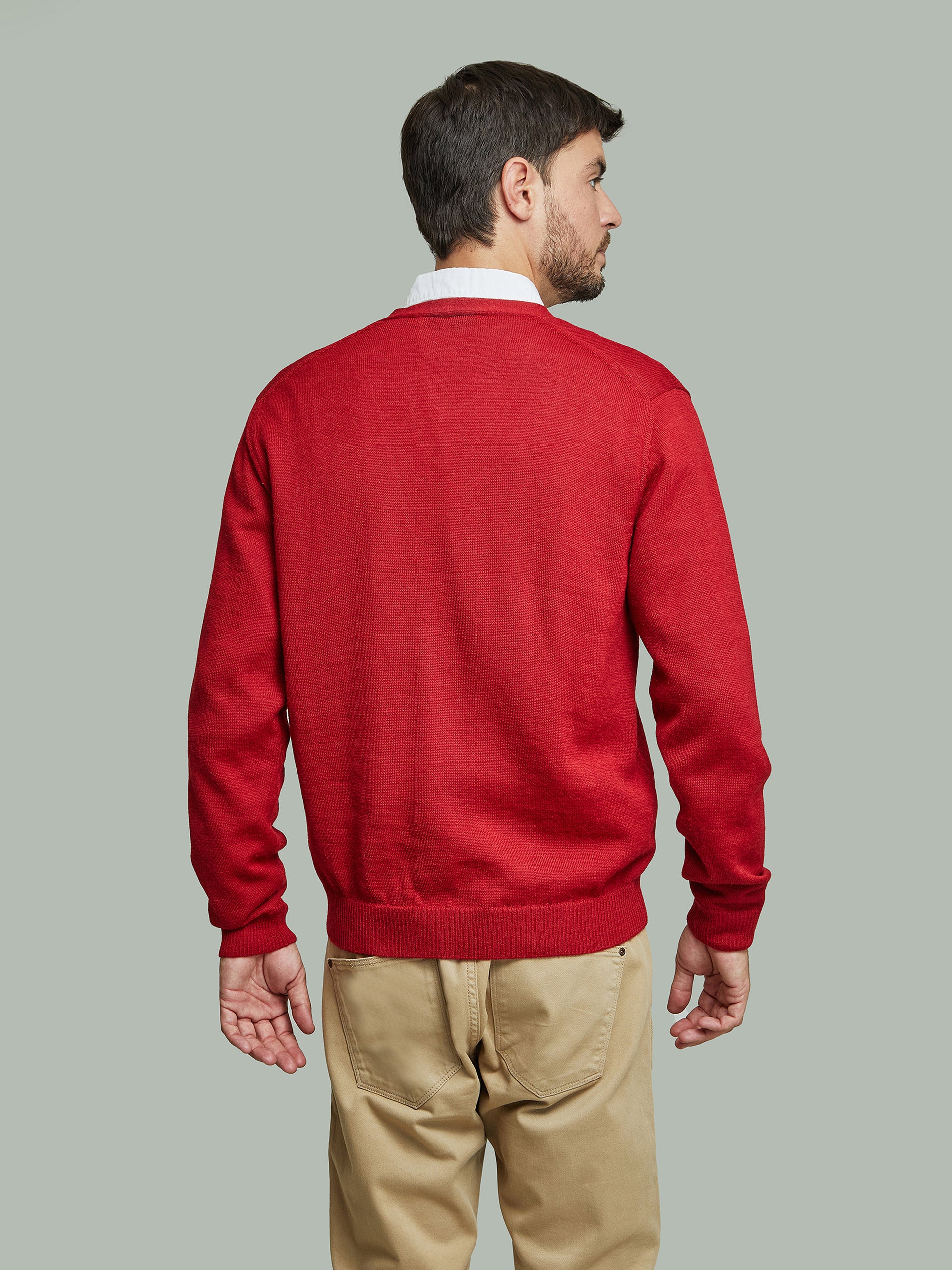 Antony Cardigan Baby Alpaca Color Vermouth - Image 3