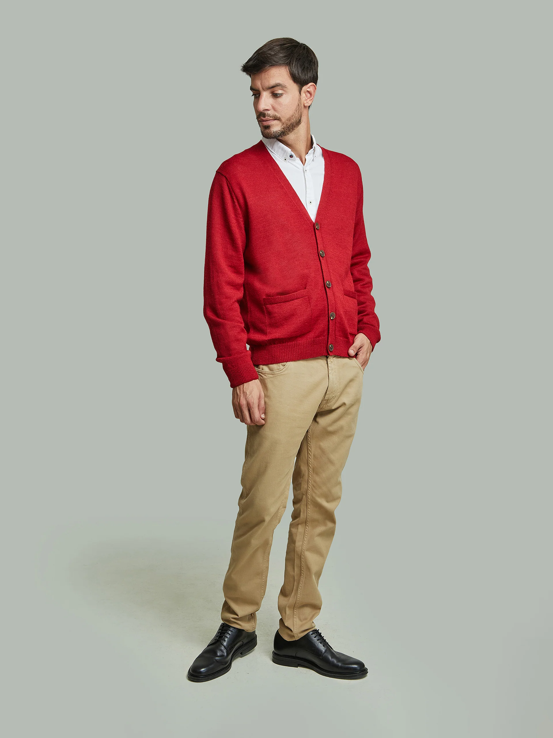 Antony Cardigan Baby Alpaca Color Vermouth - Image 4