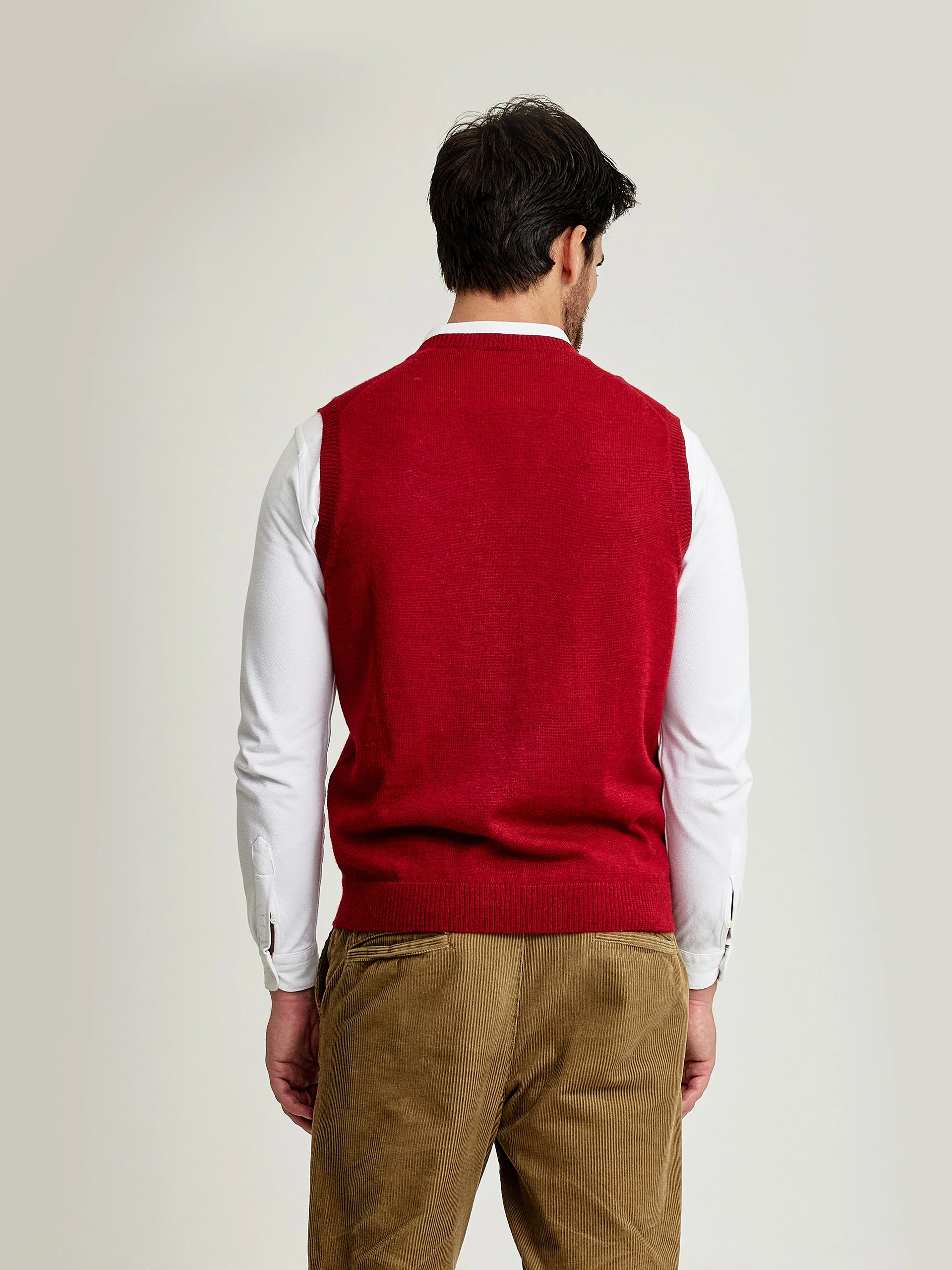 Abel Vest Baby Alpaca Color Vermouth - Image 3