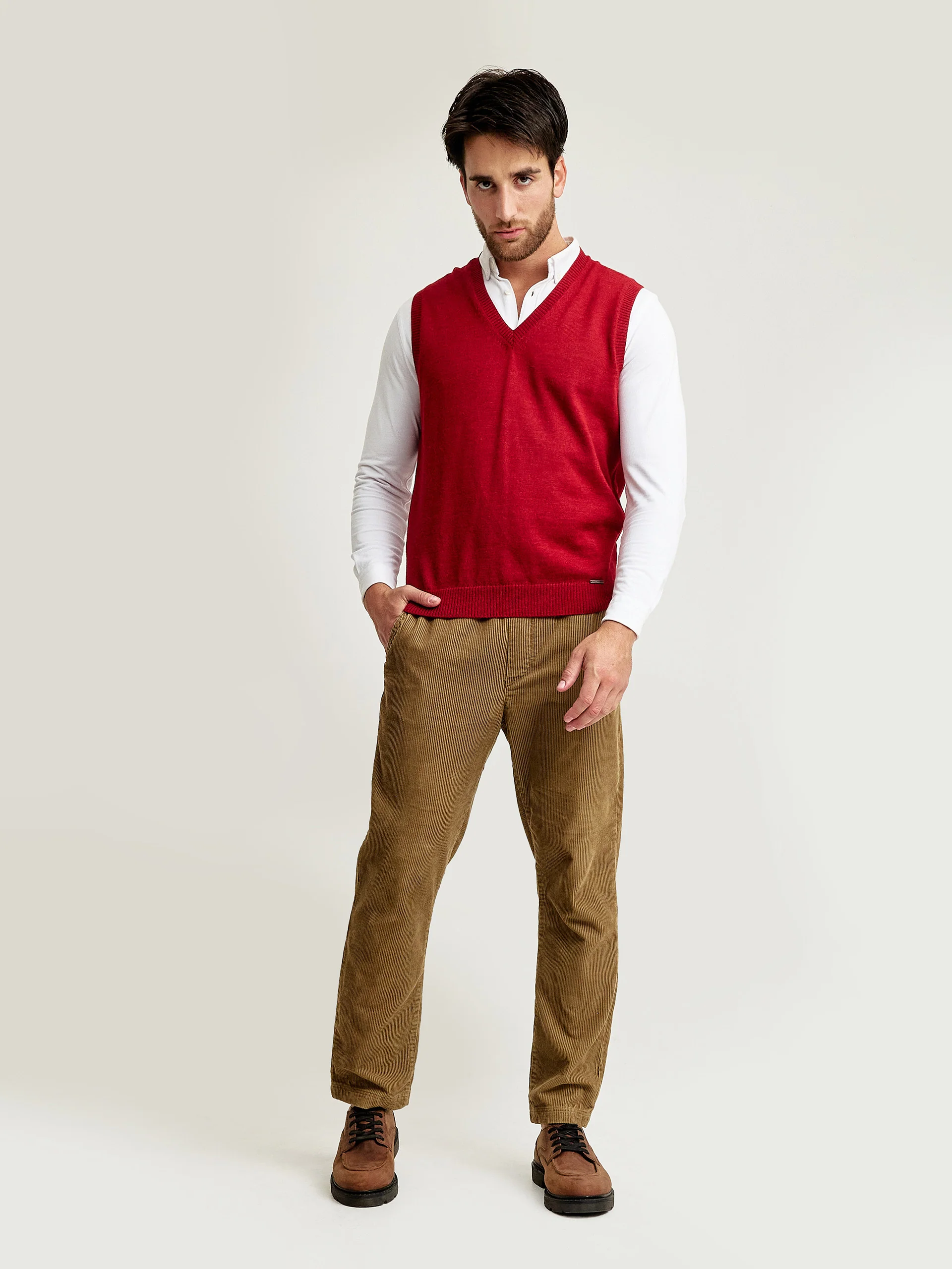 Abel Vest Baby Alpaca Color Vermouth - Image 4