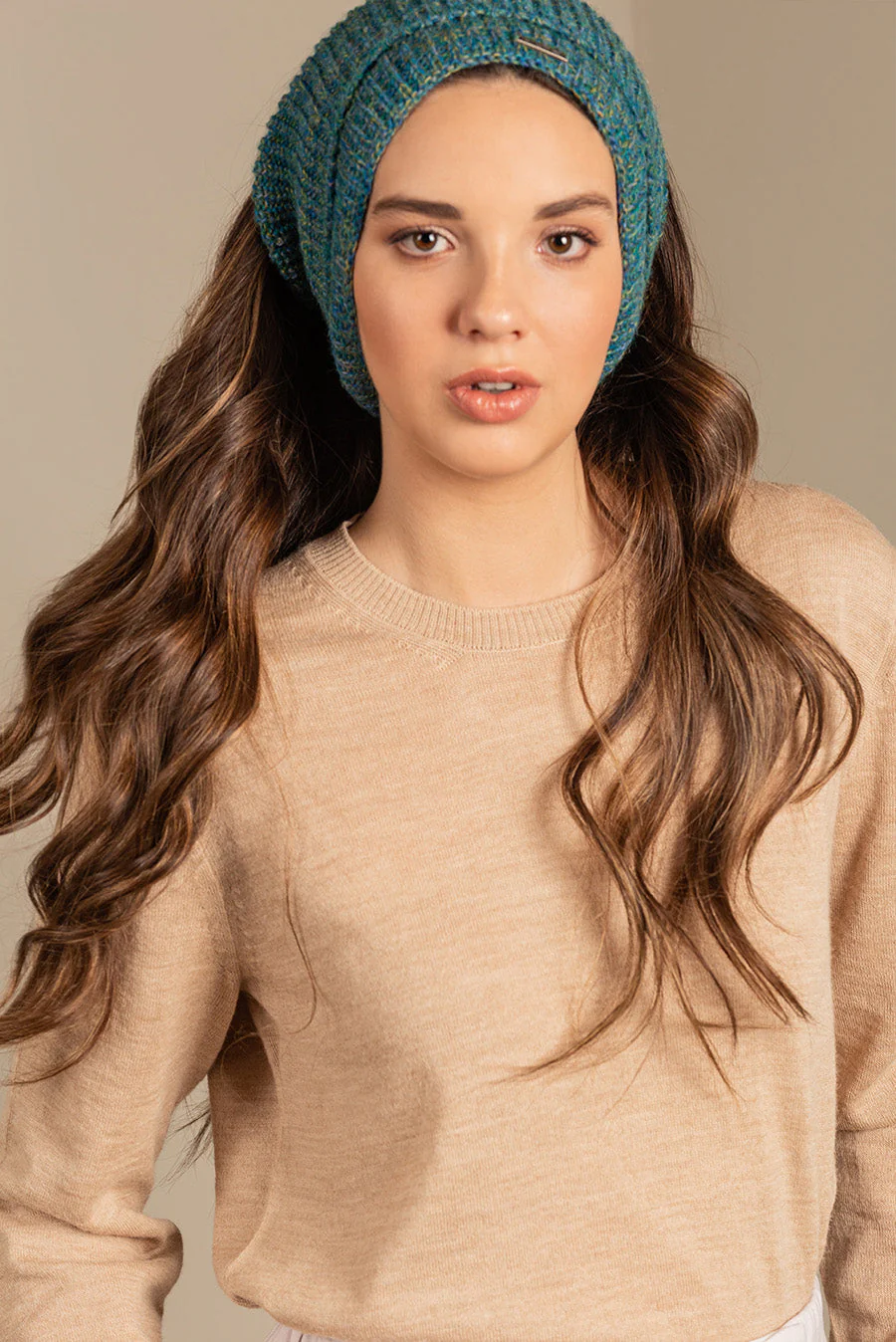 Ubicate Scarf Baby Alpaca Color Blue - Image 3