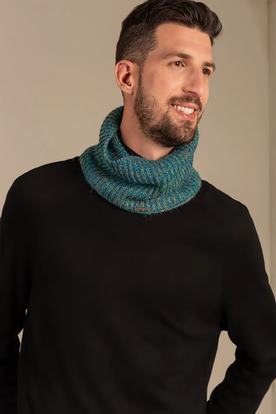 Ubicate Scarf Baby Alpaca Color Blue - Image 4