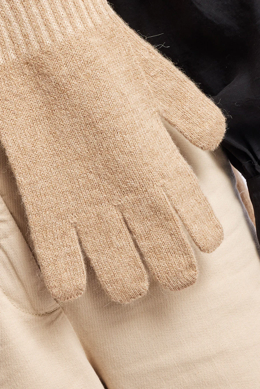 Witty Scarf Baby Alpaca Color Chanterelle & Nomad - Image 3