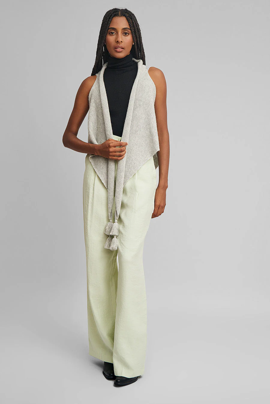 Wingles Shawl Baby Alpaca Color Penguin - Image 4