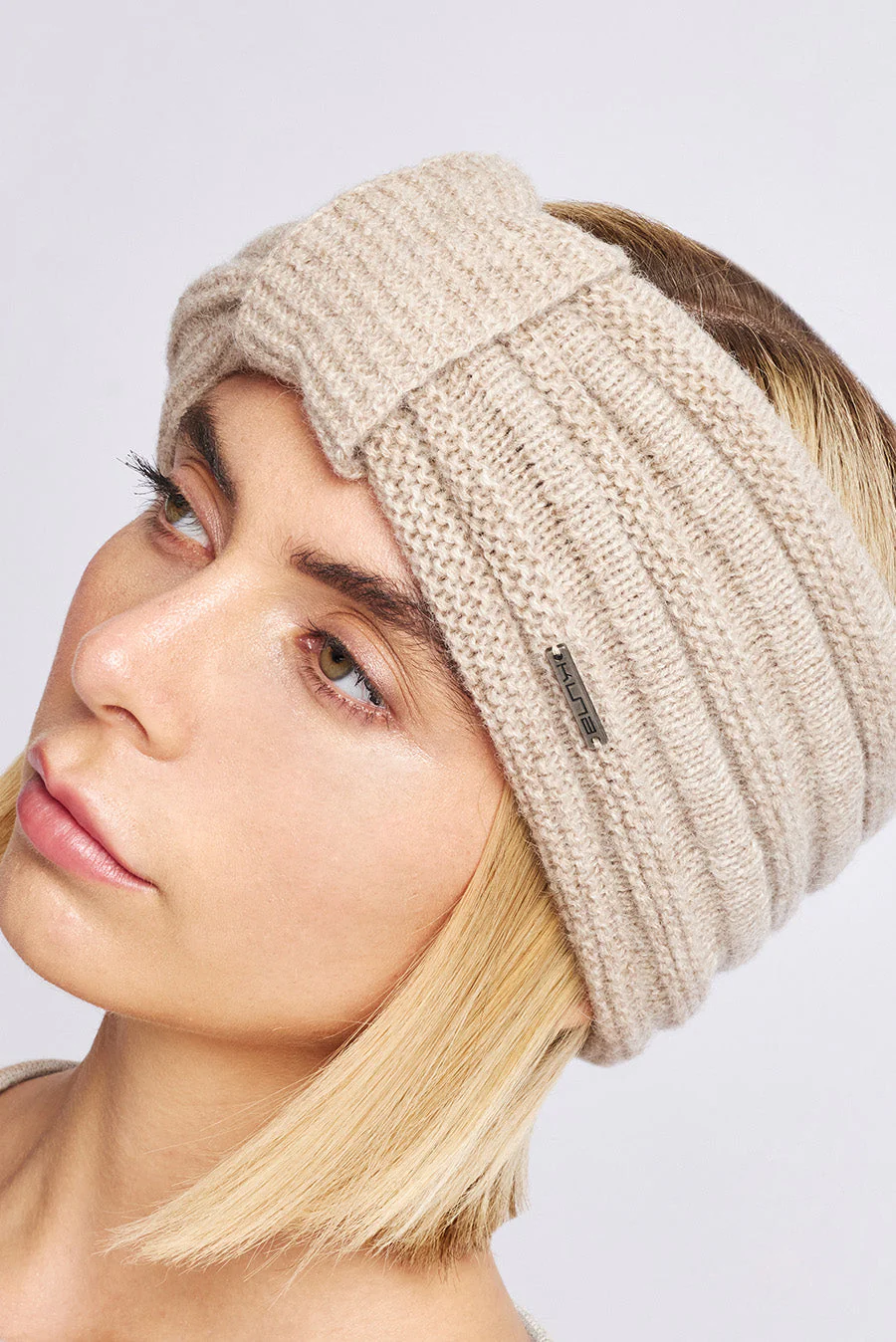 Welldone Head Band Hat Baby Alpaca Color Sabbia - Image 3