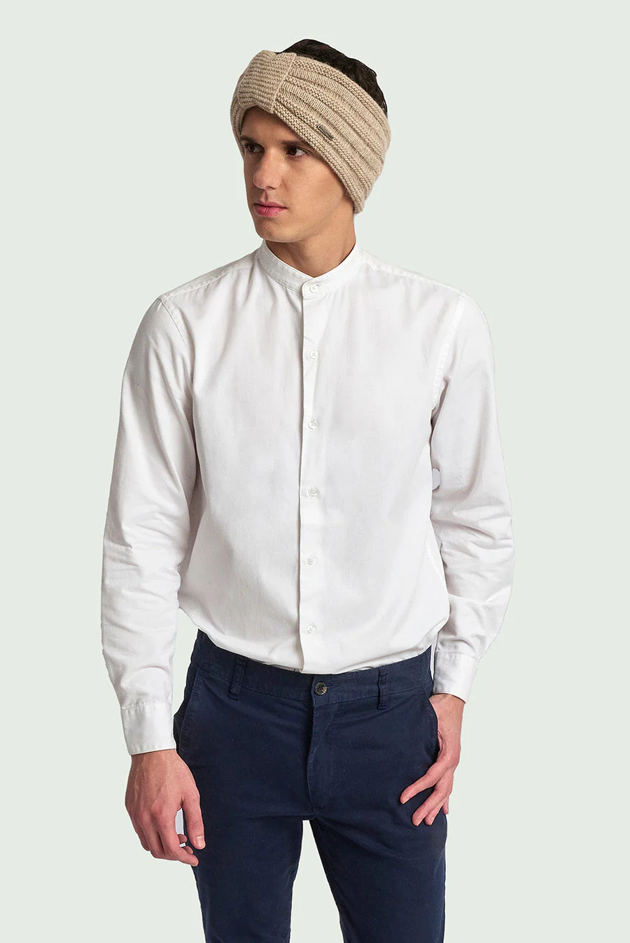 Welldone Head Band Hat Baby Alpaca Color Sabbia - Image 4