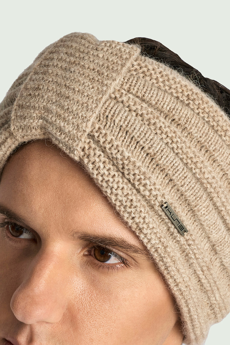 Welldone Head Band Hat Baby Alpaca Color Sabbia - Image 5