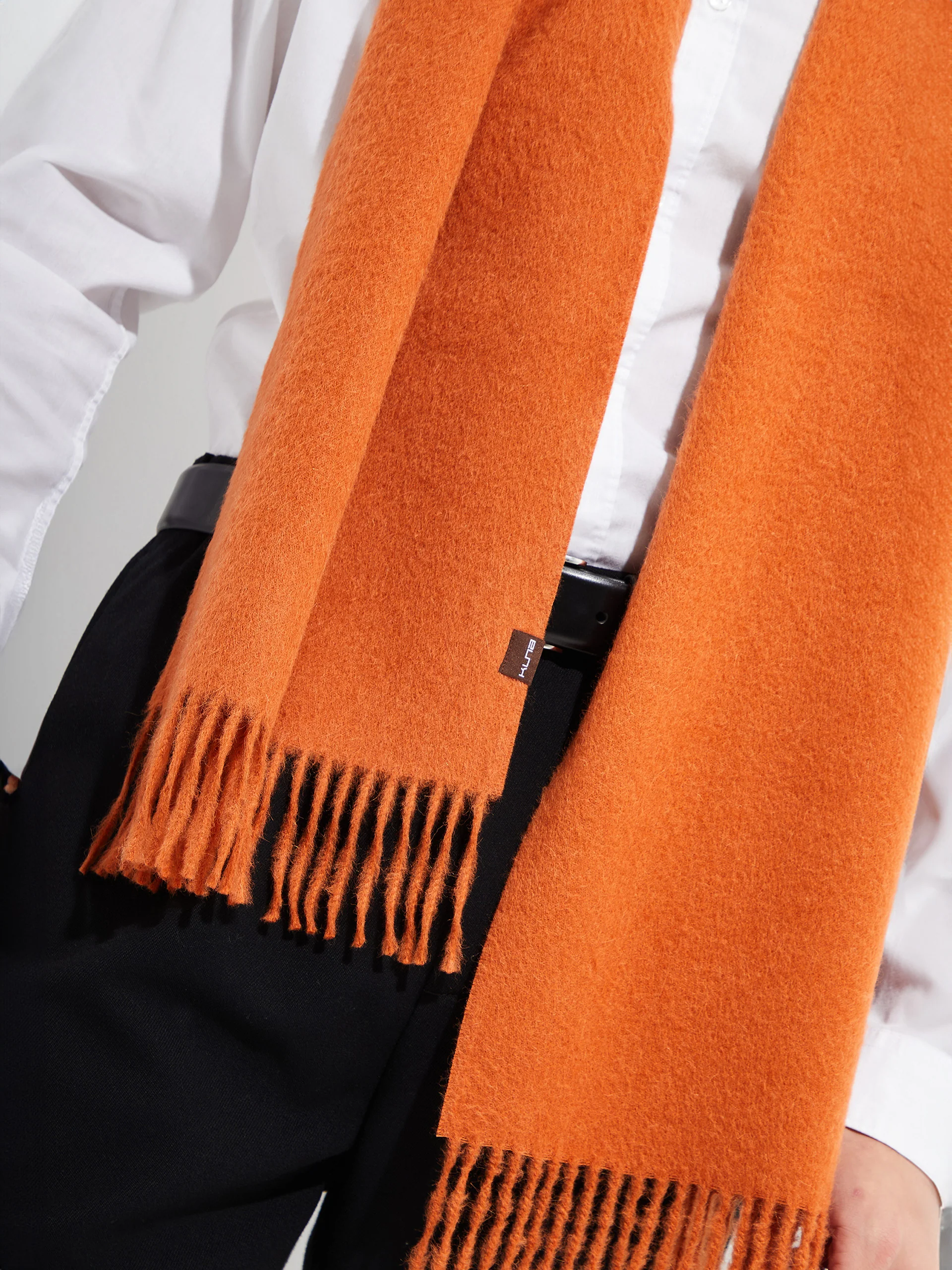 Jamas Scarf Royal Alpaca Color Orange - Image 5