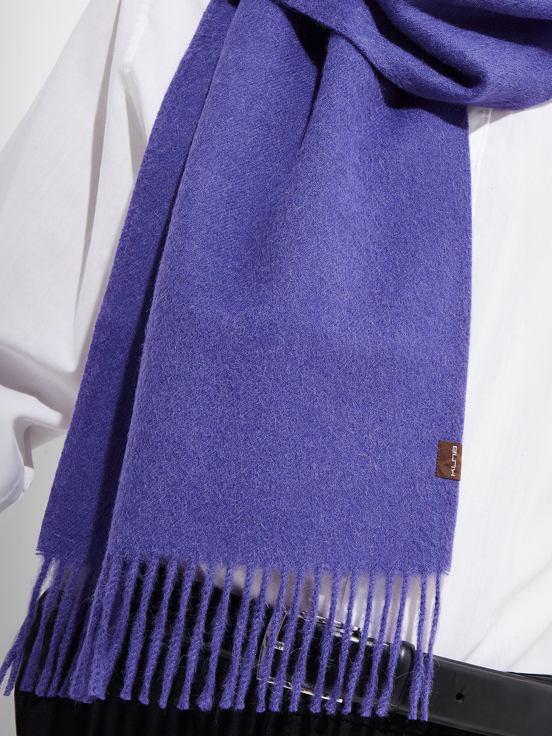 Jamas Scarf Royal Alpaca Color Purple - Image 5