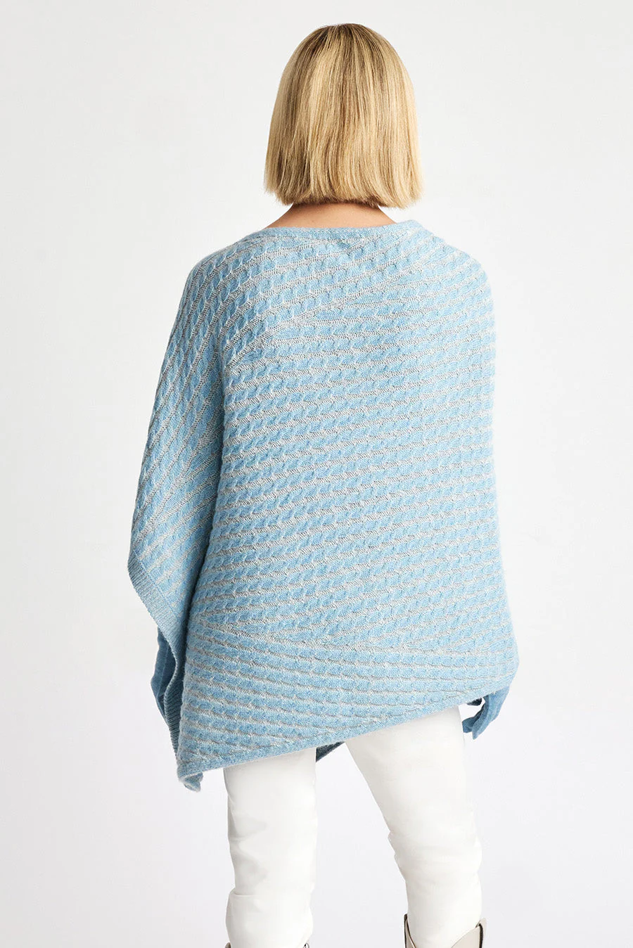 Wonder Poncho Baby Alpaca Color Dream & Penguin - Image 3