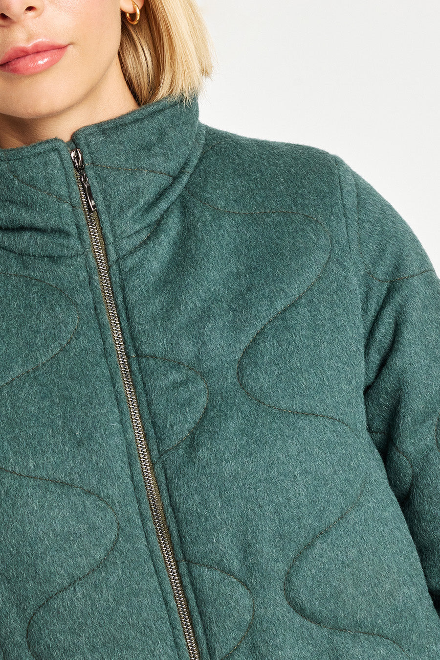 Woody Coat Baby Alpaca Color Bosque - Image 5