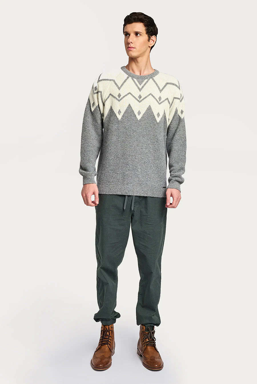 Wellington Sweater Baby Alpaca Color Nuage - Image 4