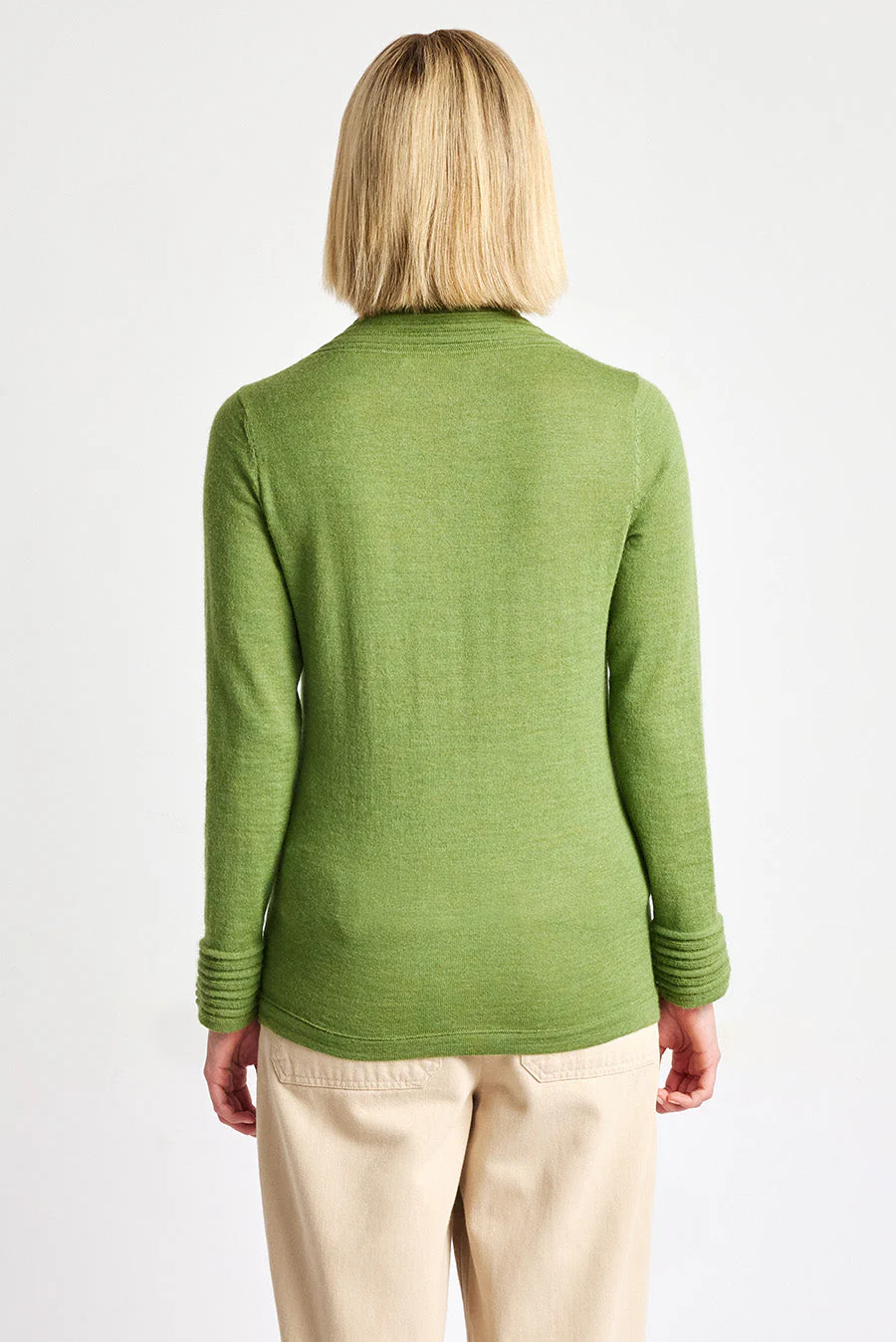 Whatever M Sweater Baby Alpaca Color Alamo - Image 3