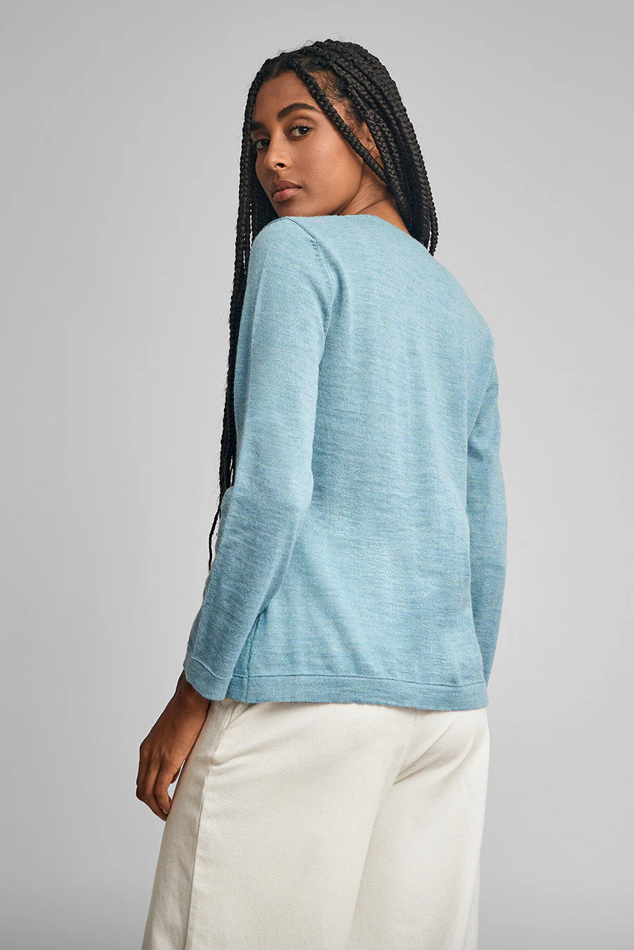 Whatever V Sweater Baby Alpaca Color Dream - Image 3