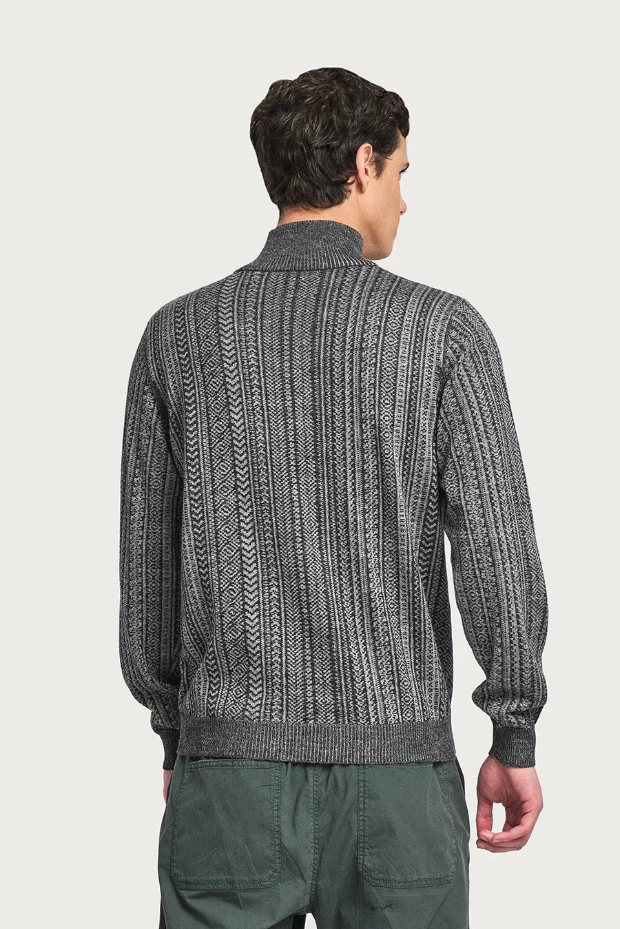 Wilbert Sweater Baby Alpaca Color Antracite - Image 3