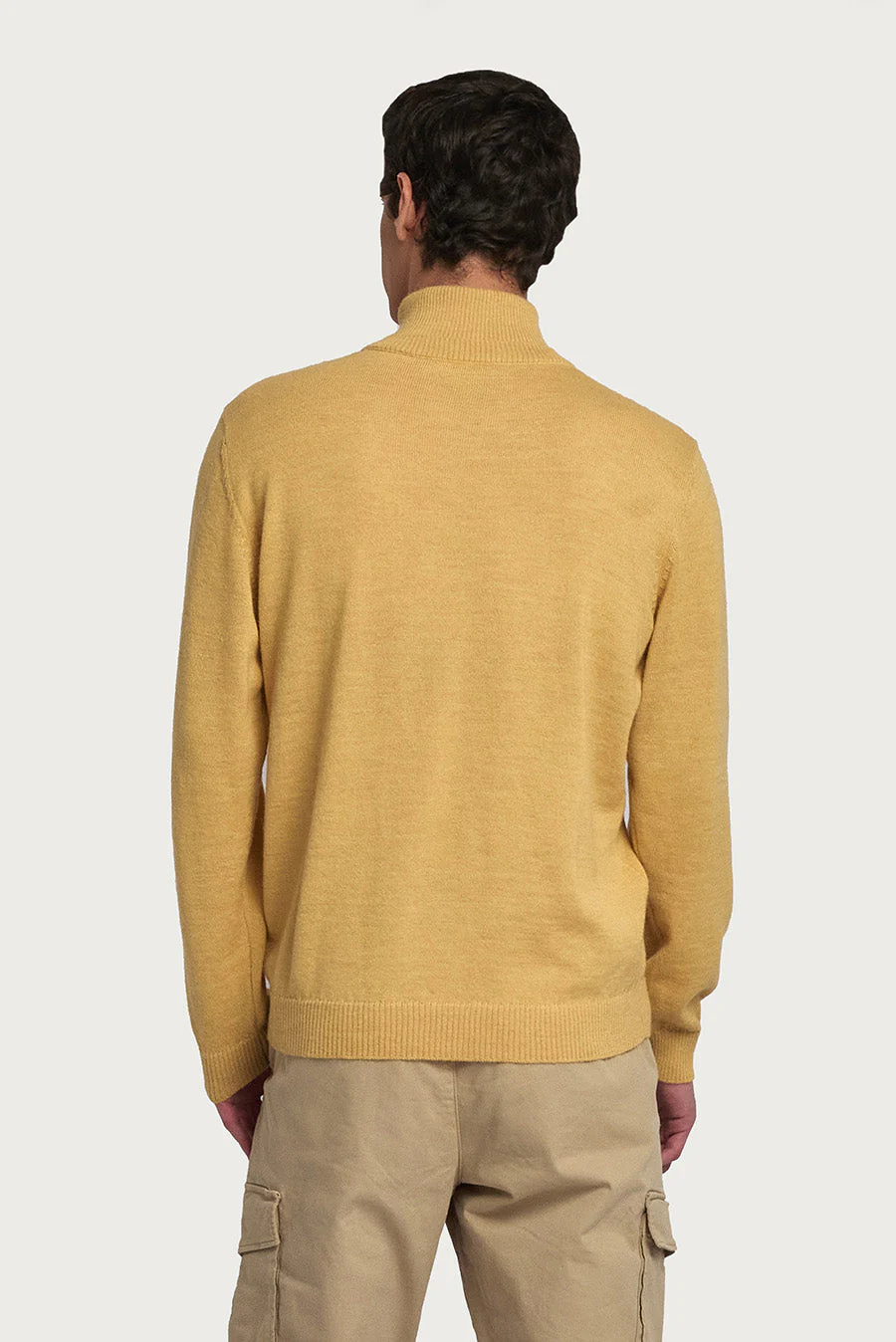 William Sweater Baby Alpaca Color Amarelo - Image 3