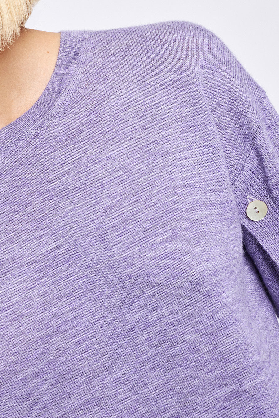 Winnie Sweater Baby Alpaca Color Orchid - Image 5