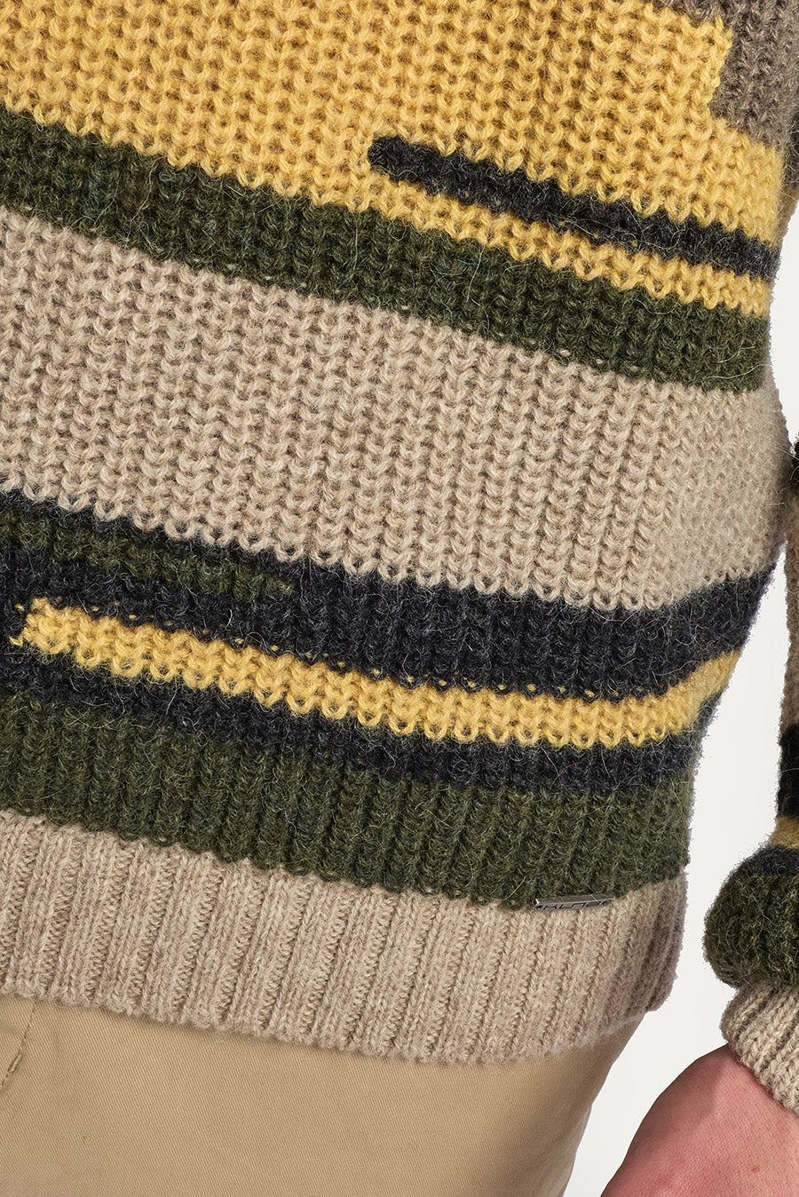 Wolfgang Sweater Baby Alpaca Color Sabbia - Image 5