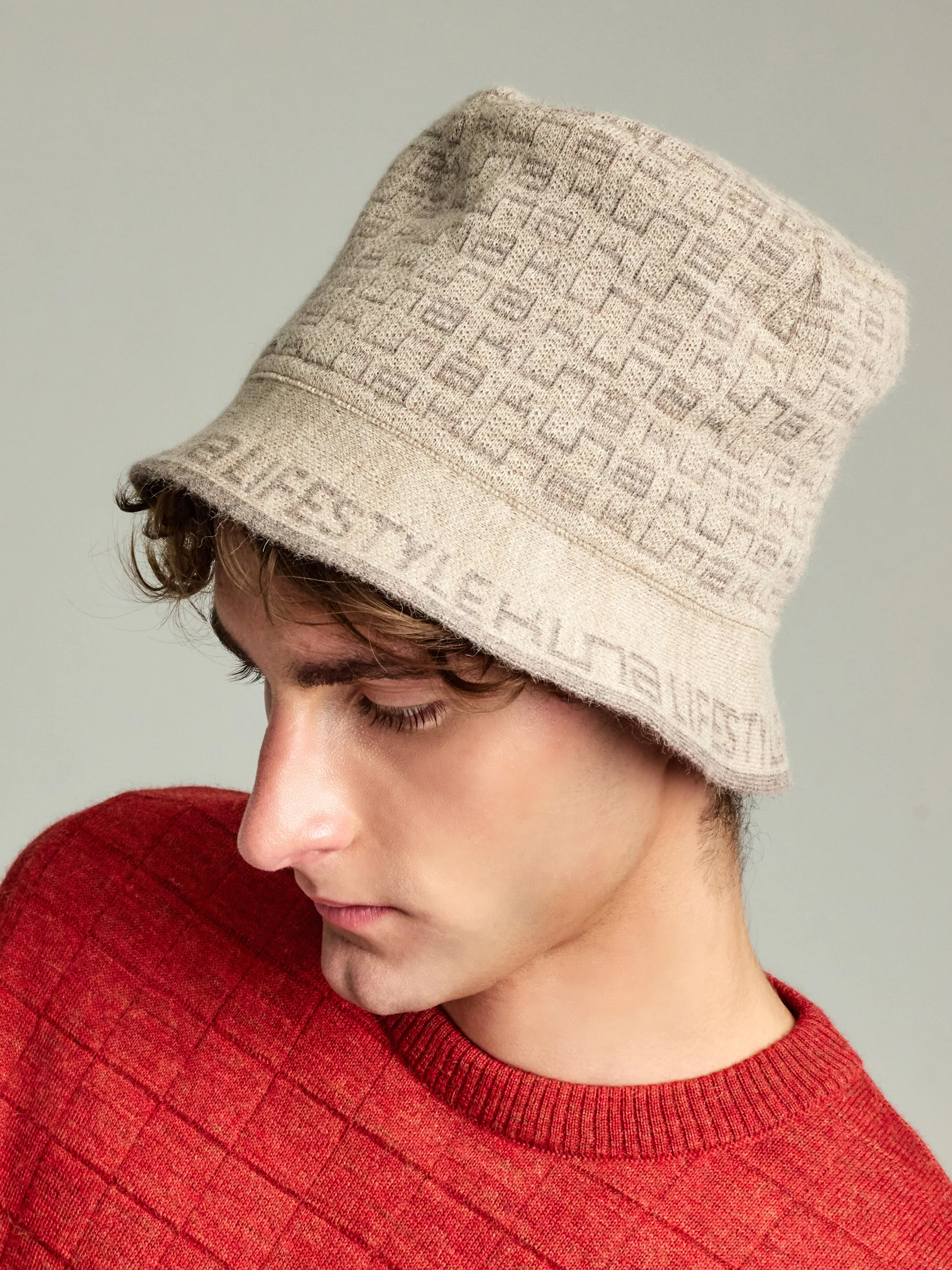 Yarita Hat Baby Alpaca Color Beige - Image 5