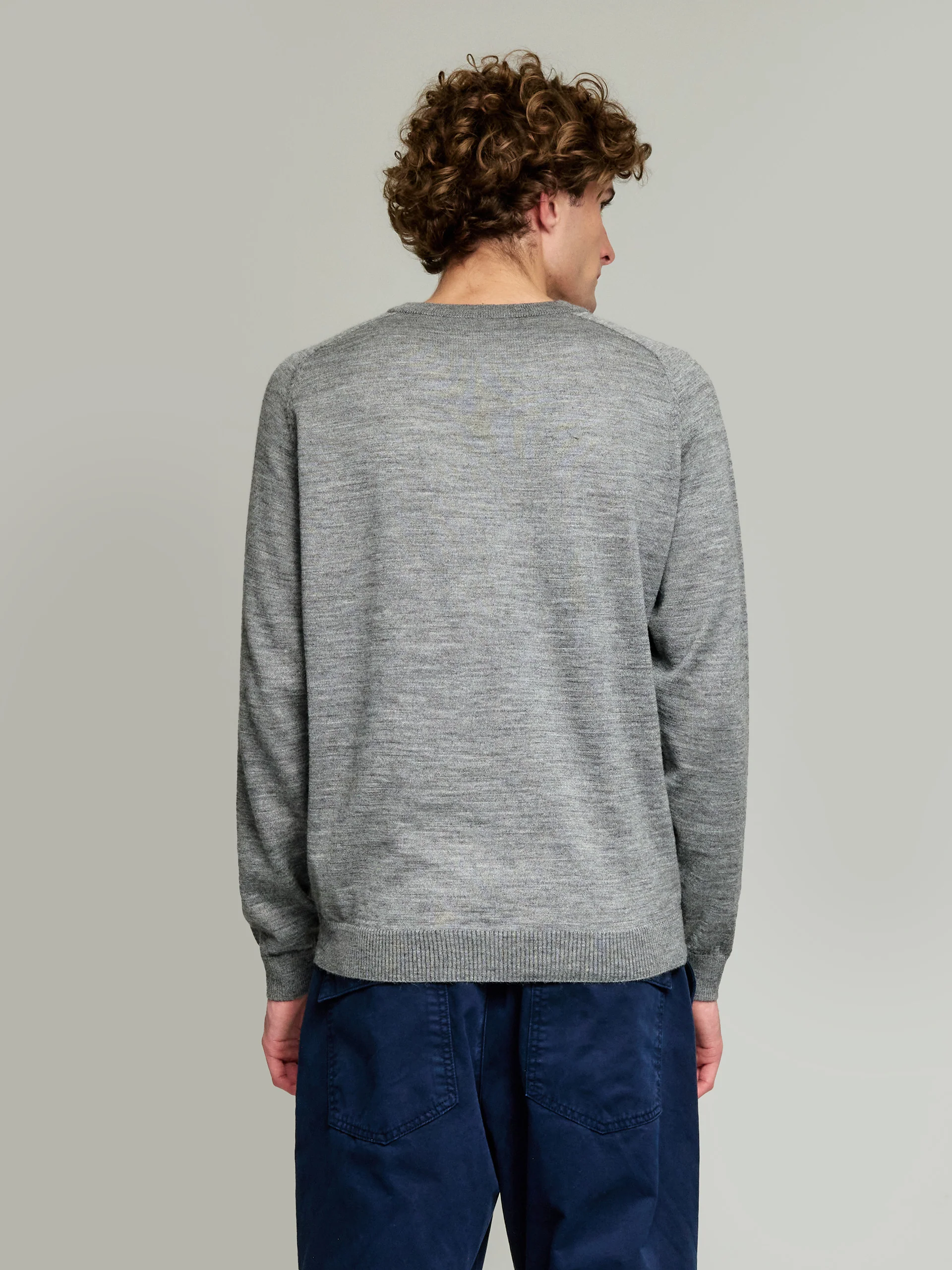 Yours Sweater Baby Alpaca Color Grey - Image 3