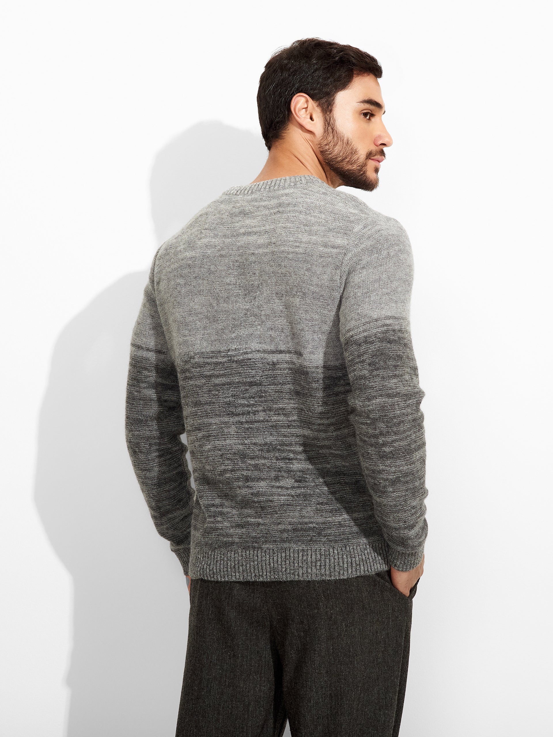 Zodiac Sweater Baby Alpaca Color Grey - Image 3