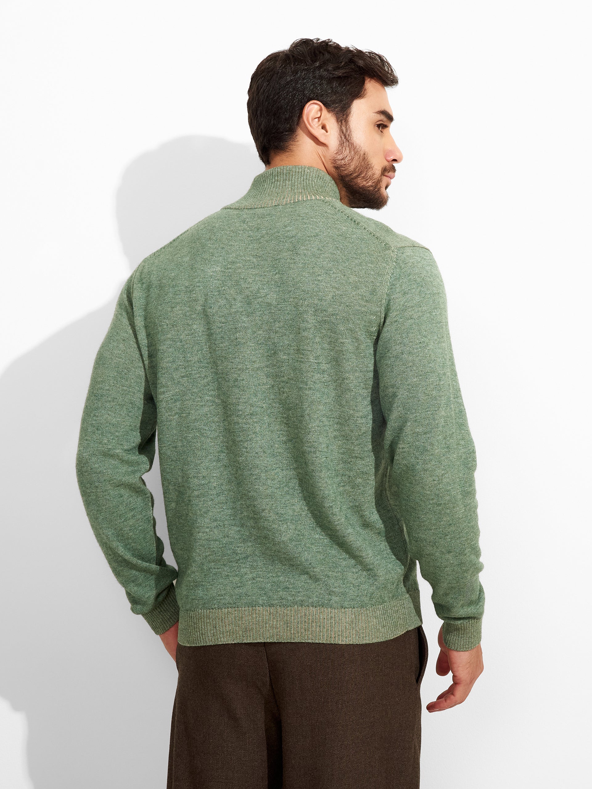 Zola Sweater Cotton Color Green - Image 3
