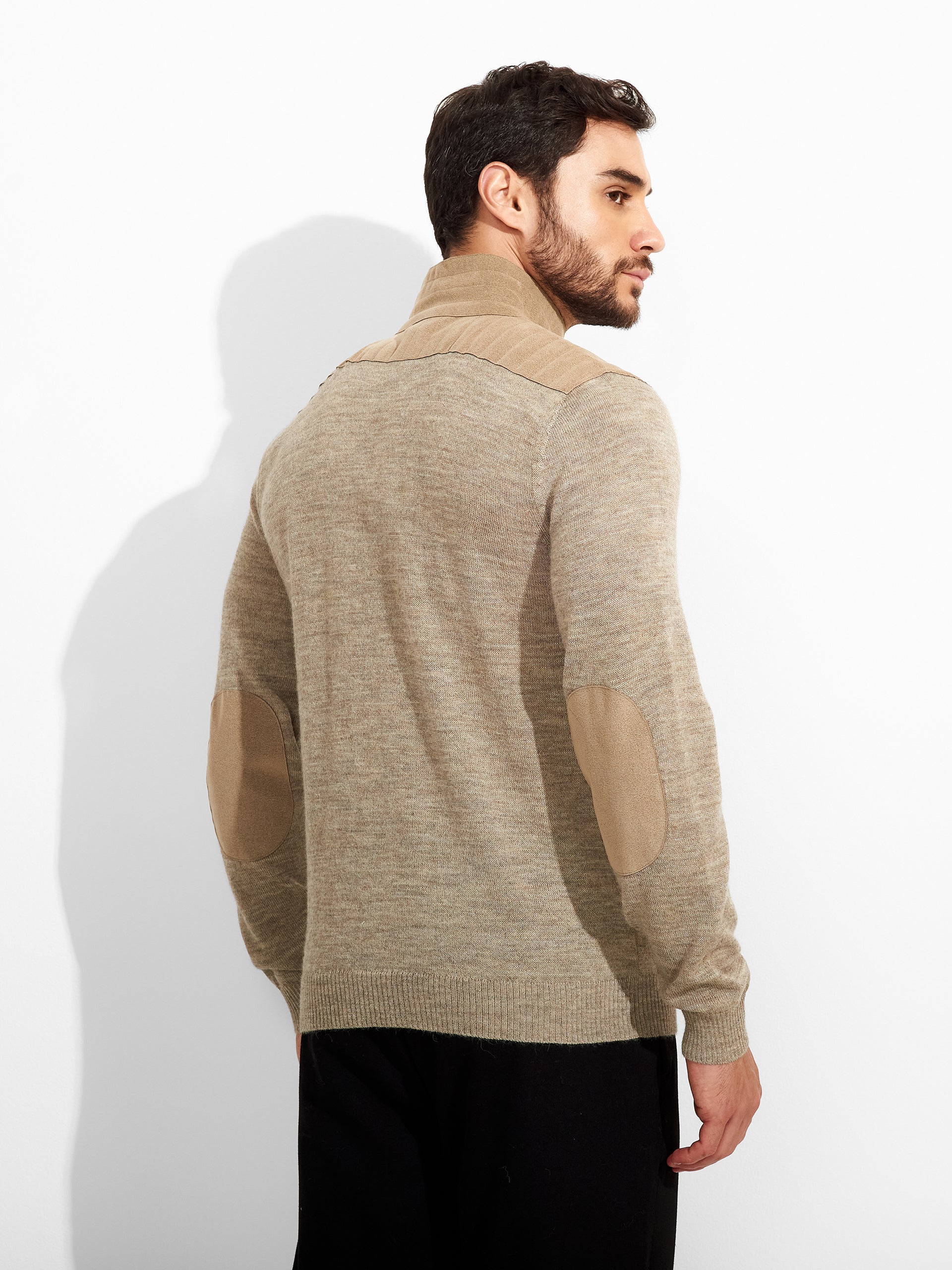 Zorba Sweater Baby Alpaca Color Beige - Image 3