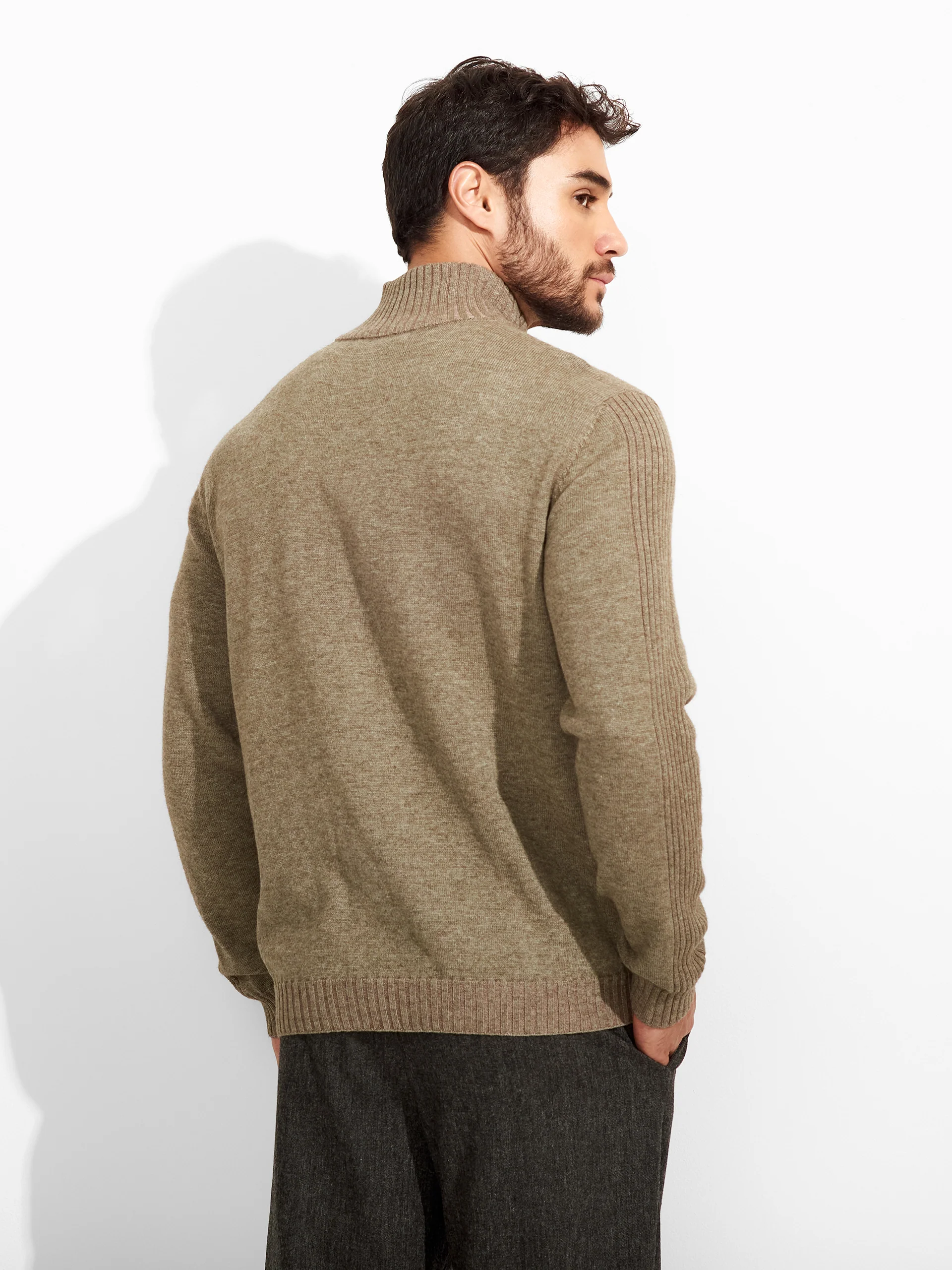 Zucchero Cardigan Cotton Color Beige - Image 3